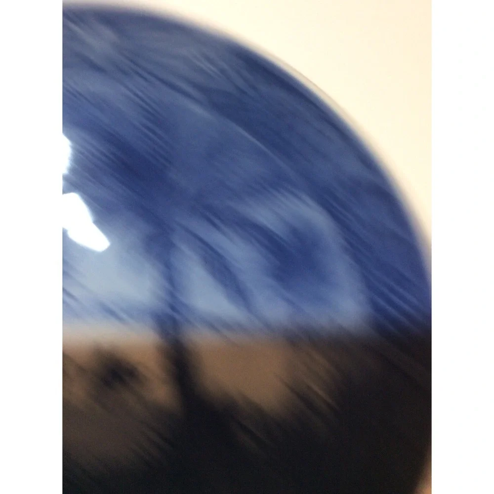 B & G Copenhagen Denmark 1972 Blue White Christmas Collector Plate In the Desert